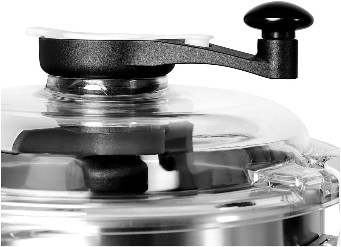 Royal Catering Tischkutter Edelstahl 2200 W 2 Geschwindigkeiten 1500/2200 U/min 18 l Pulse-Funktion Deckel mit Einfüllöffnung Fleischkutter Küchenkutter Tischkutter