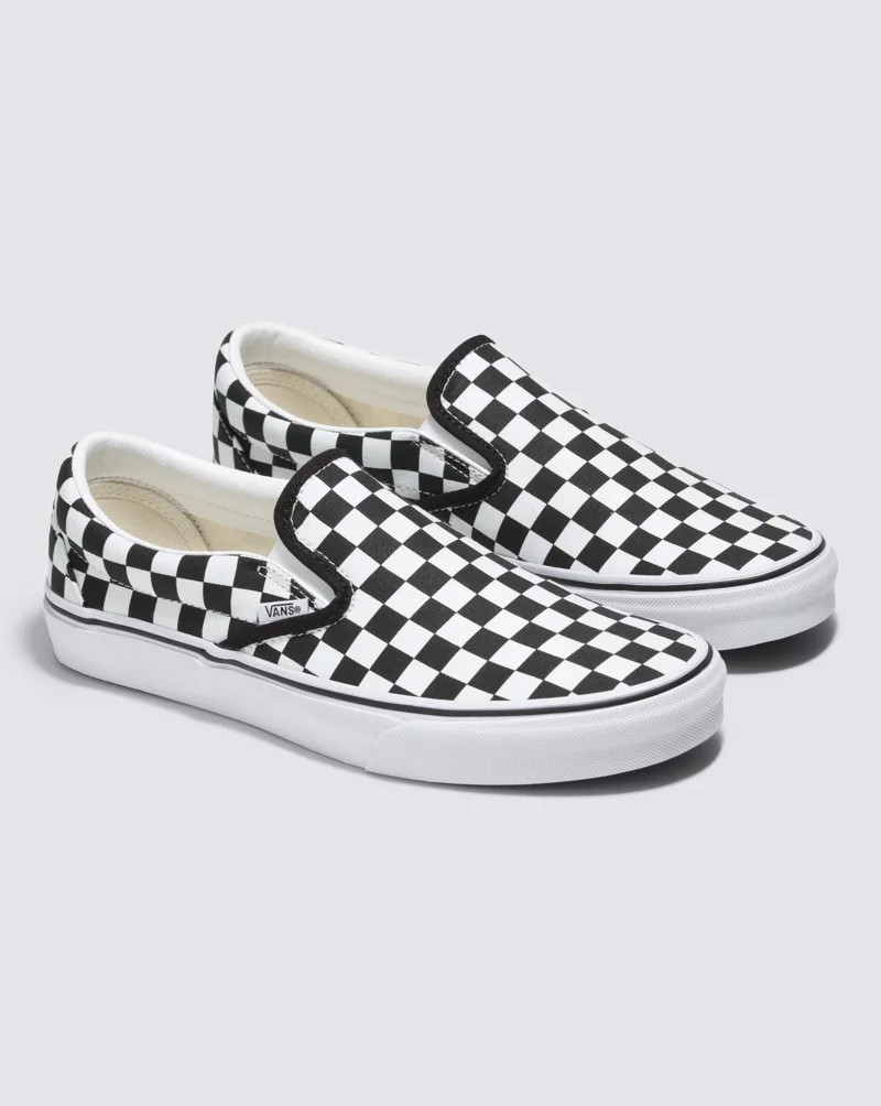 Customs Checkerboard Slip-On Wide