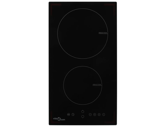 VIDAXL - Domino induction Plaque de cuisson à induction 2 brûleurs contrôle tactile 3...