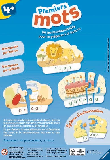 PUZZLE PREMIERS MOTS