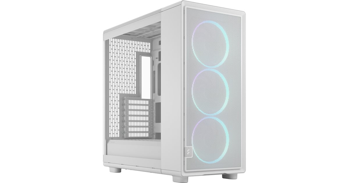 Fractal DesignEpoch XL TG RGB midi tower behuizing  (Wit | 2x USB-A | 1x USB-C | RGB | Tempered Glass)