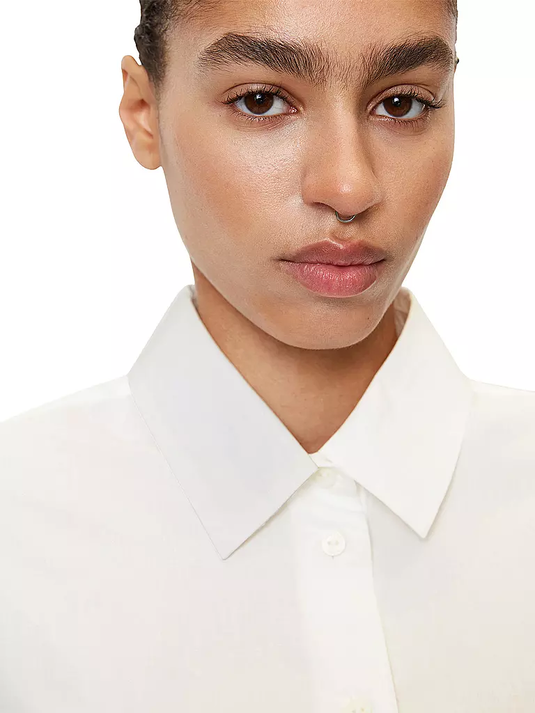 MARC O' POLO DENIM Hemdbluse weiss