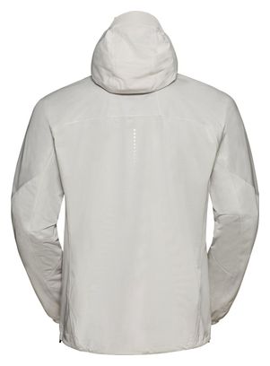 Veste imperméable Odlo Zeroweight Waterproof Gris Jaune