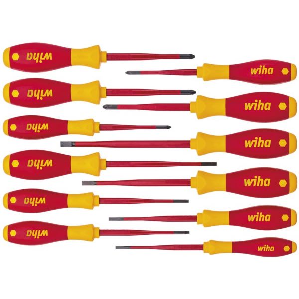 Wiha 3201k12 Slim Fix Screwdriver Kit Amarelo