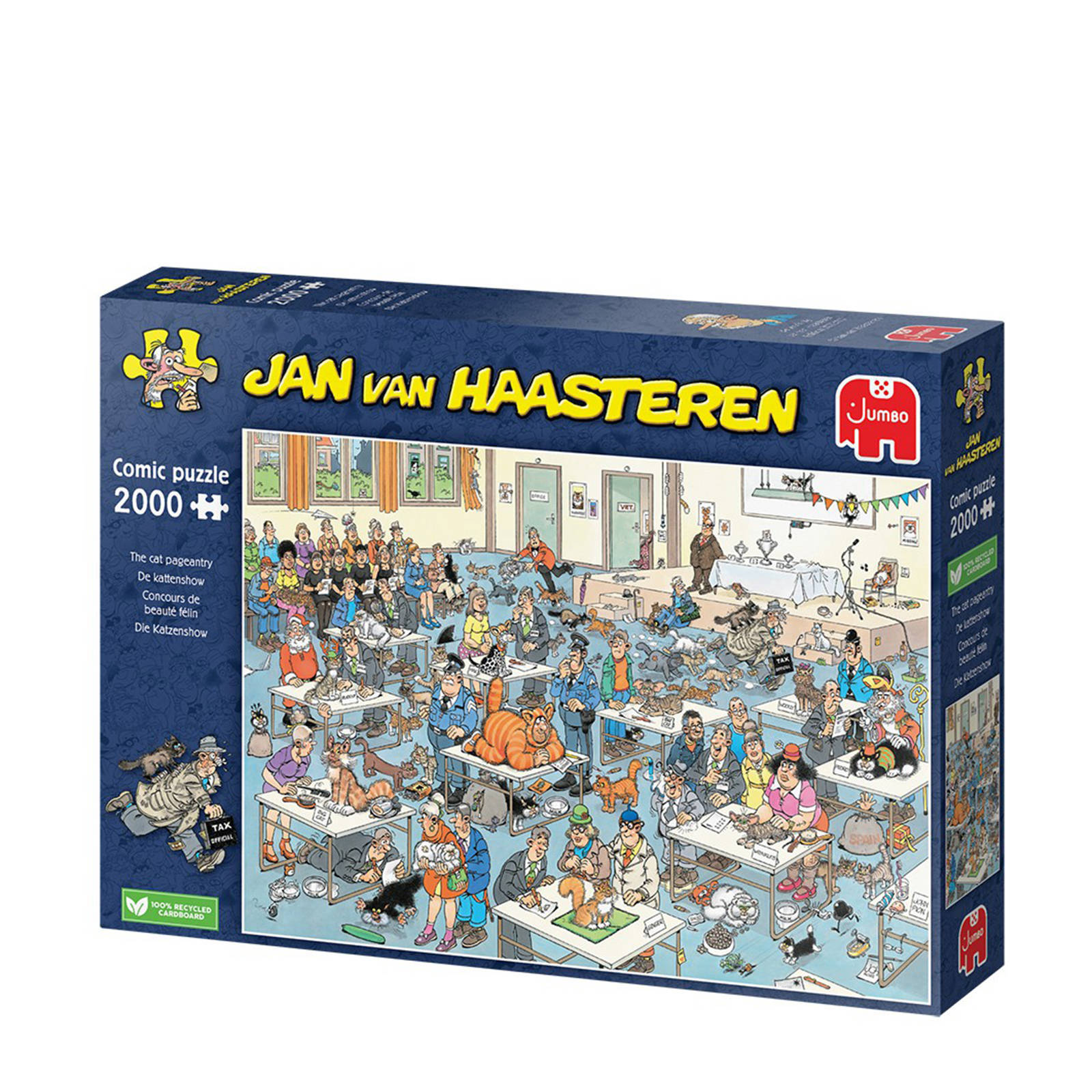 Jan van Haasteren kattenshow legpuzzel 2000 stukjes