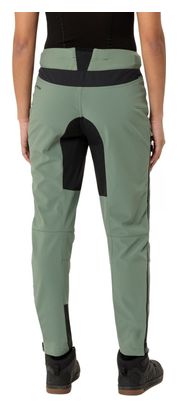 Pantalon Vélo Softshell Femme Vaude Qimsa II Vert