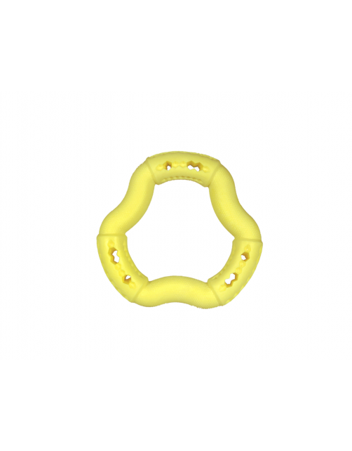 Vadigran Tpr Ring Yellow Vanilla Geel - Hondenspeelgoed