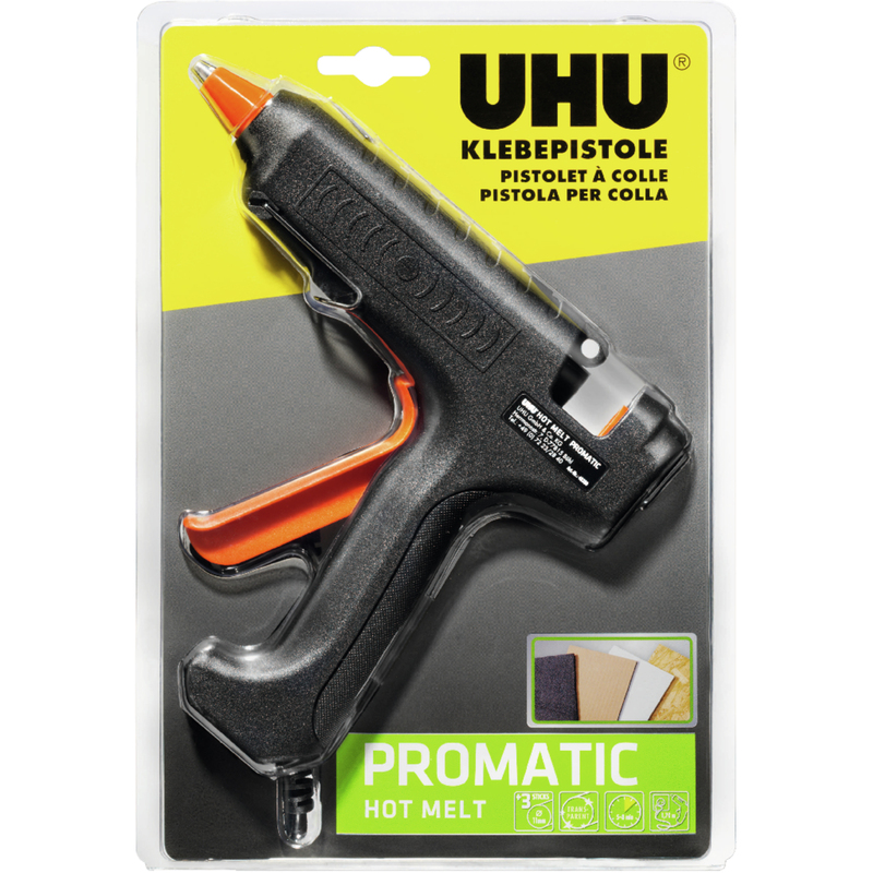 UHU Heissklebepistole Hot Melt Promatic, schwarz