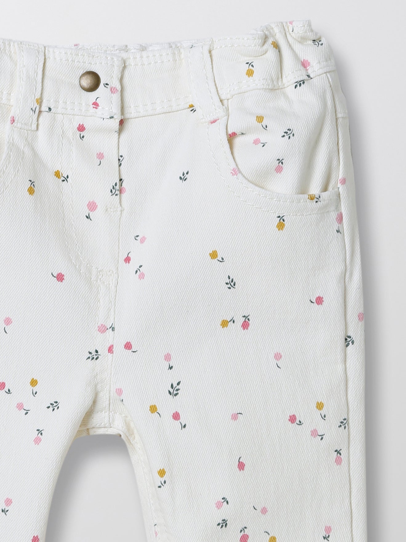 Pantalon denim imprimé bébé