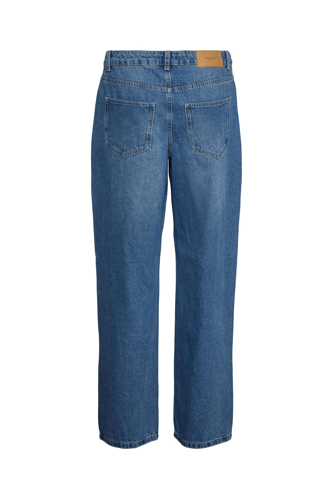 Calça jeans folgada - Azul