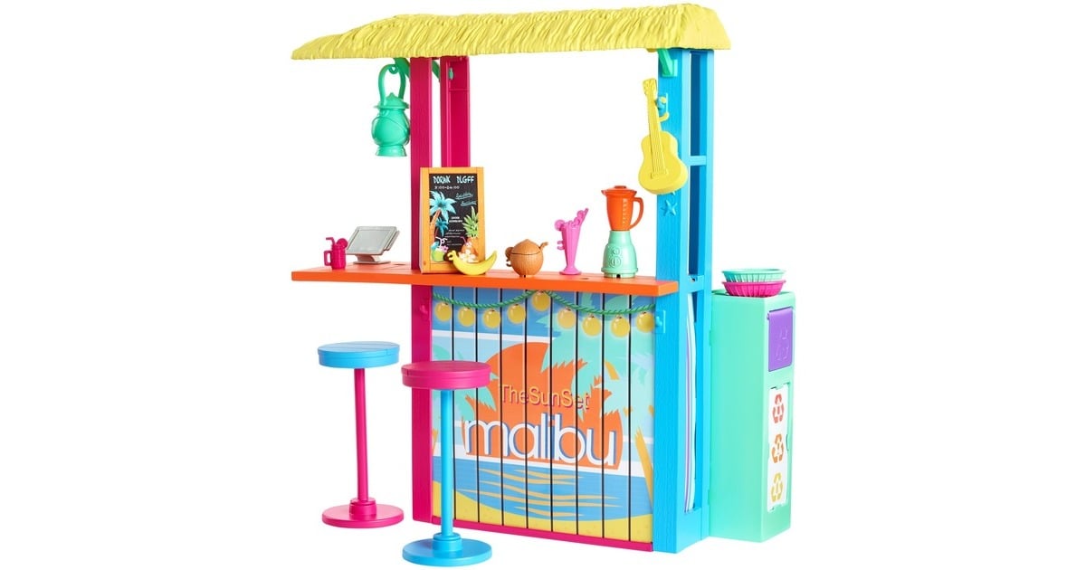BarbieLoves the Ocean Beach Shack poppen accessoires