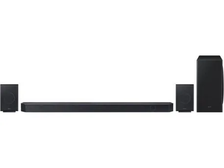 Samsung HW-Q930D - Q-Series - højttalersystem - til hjemmebiograf - 9.1.4-kanal - trådløs - Wi-Fi, Bluetooth - App-kontrolleret - titansort
