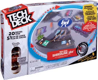 TECH DECK - RAMPE MOTORISEE SHREDLINE 360°