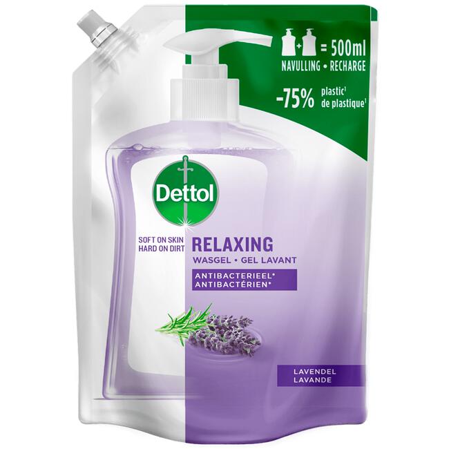 Dettol Pouch Lavander Navulverpakking - 500 ML