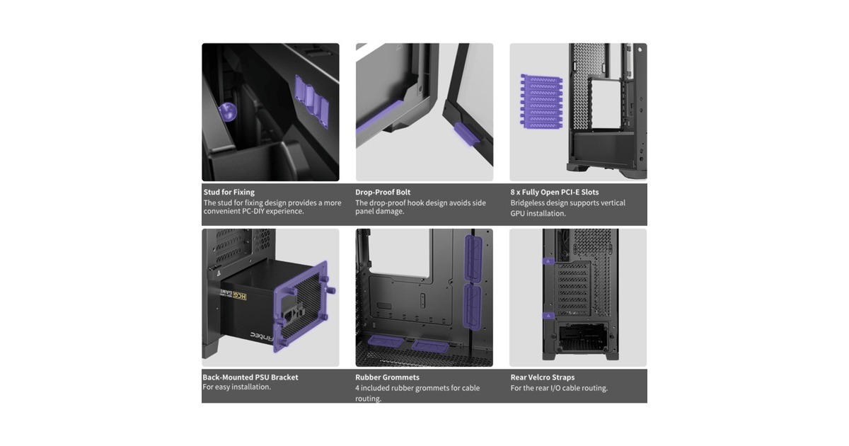 AntecPerformance 1 FT ARGB big tower behuizing  (3x USB-A | Tempered Glass)