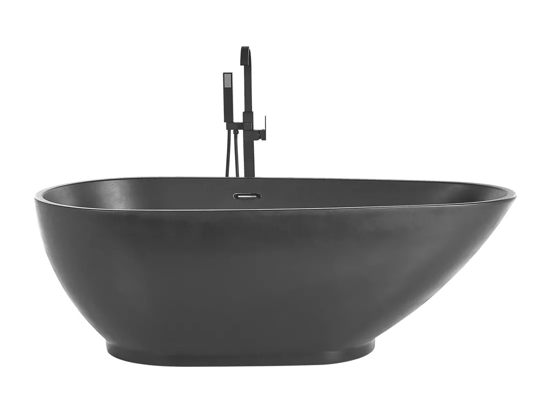 Baignoire îlot noir 173 x 82 cm GUIANA