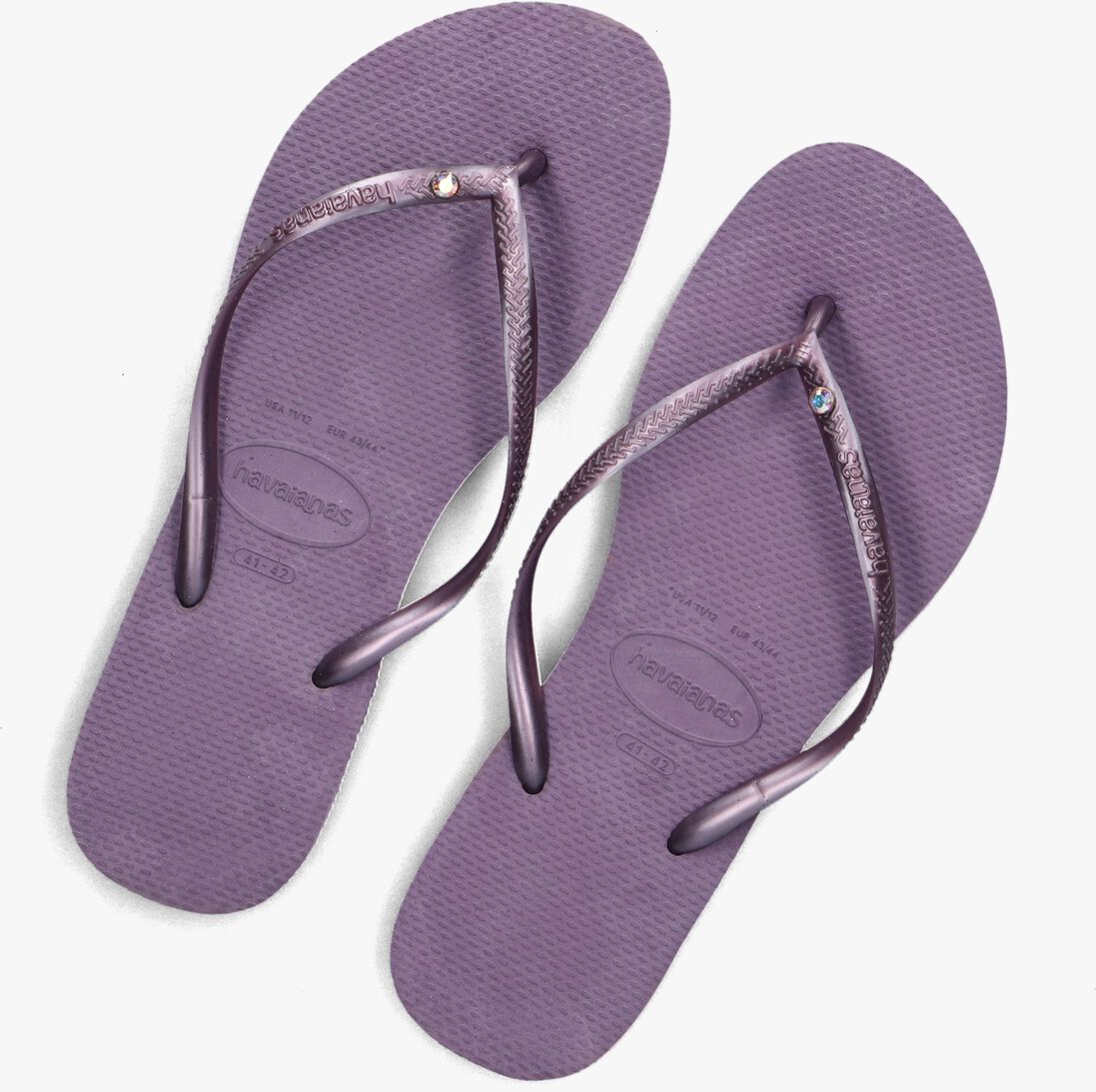 paarse havaianas teenslippers slim crystal sw ii