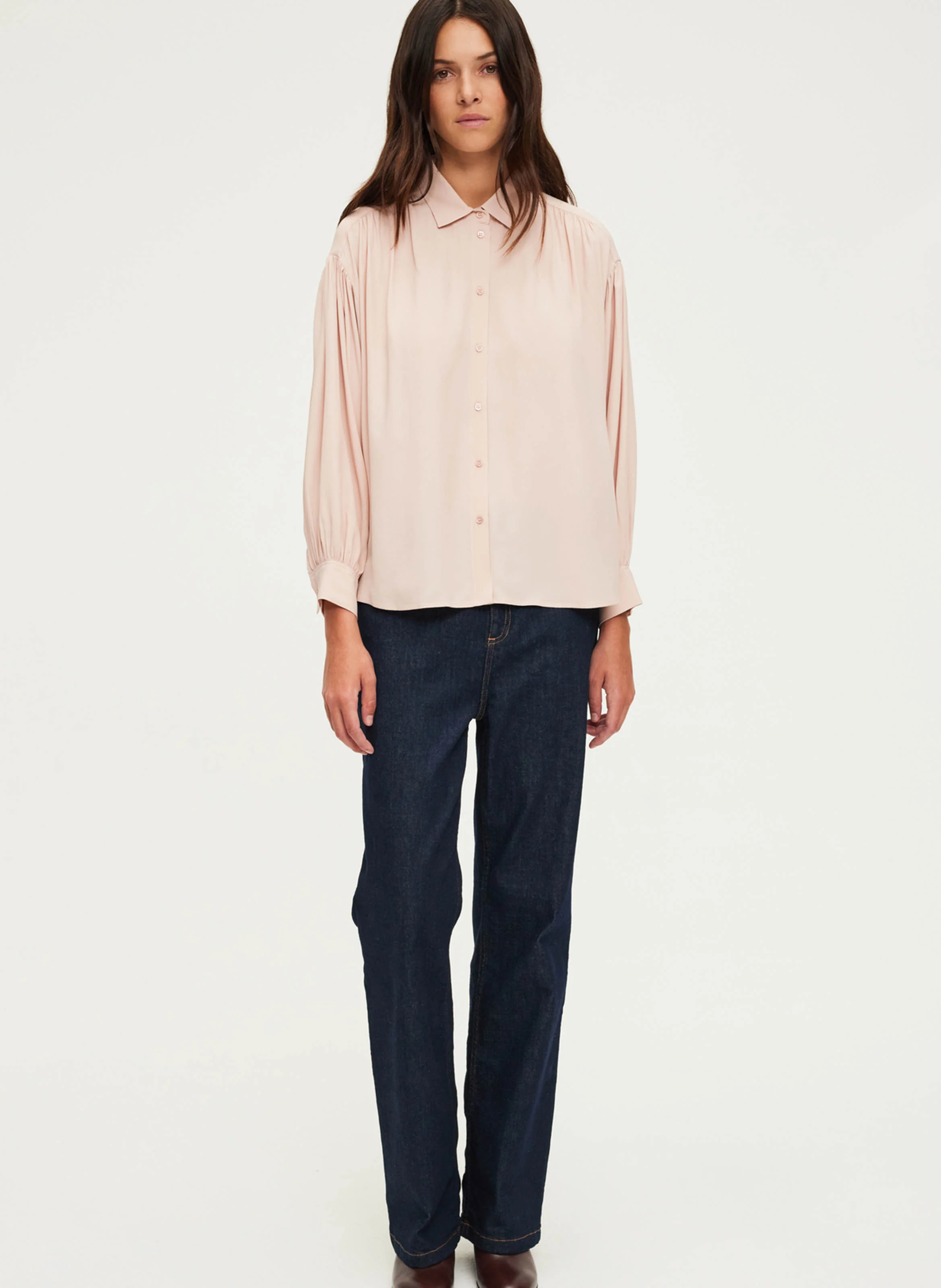BADRA - Chemise ample et fluide | Rouge