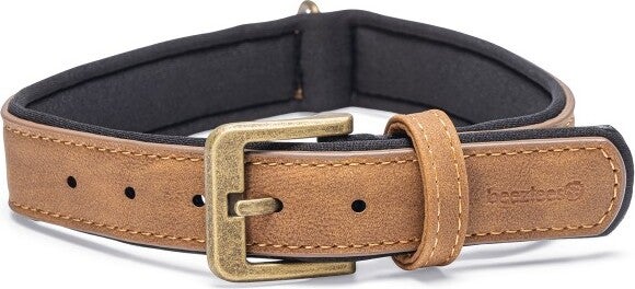 Beeztees hondenhalsband Balacron Ax bruin 38-48 x 2,5 cm