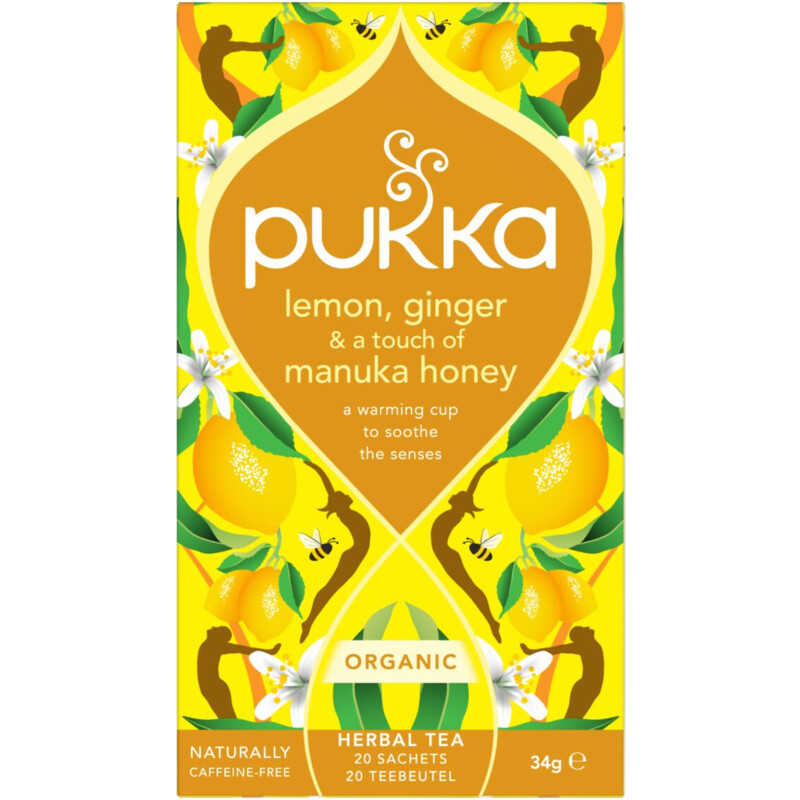 Pukka Lemon ginger manuka honey