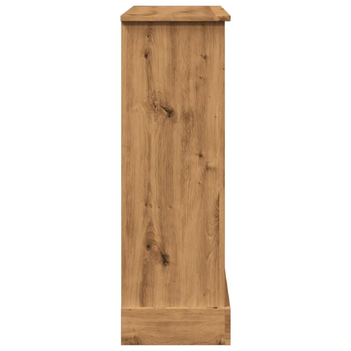 vidaXL Cadre de cheminée chêne artisanal 90x30x90 cm bois ingénierie