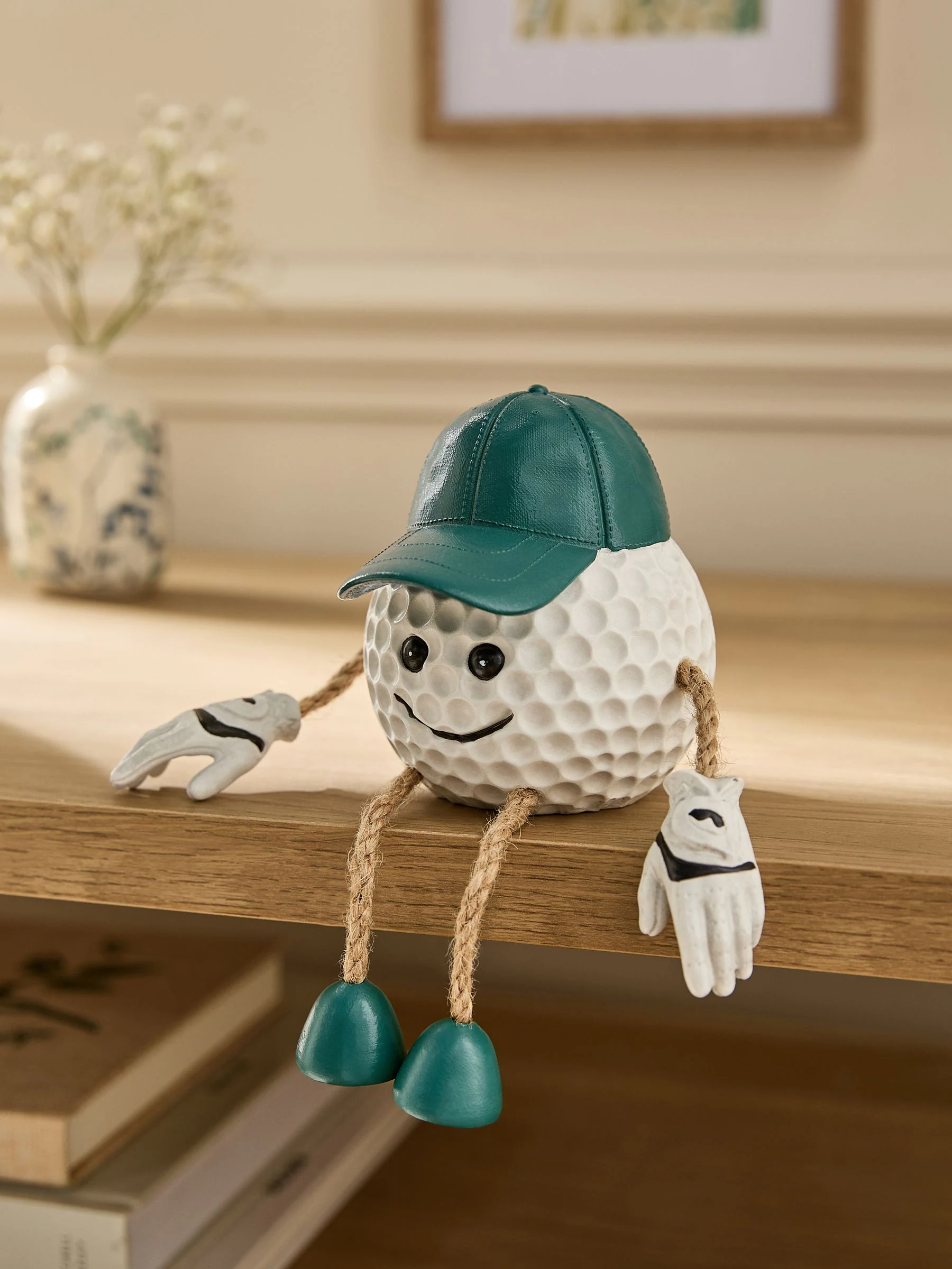 Decoratie met bungelende pootjes