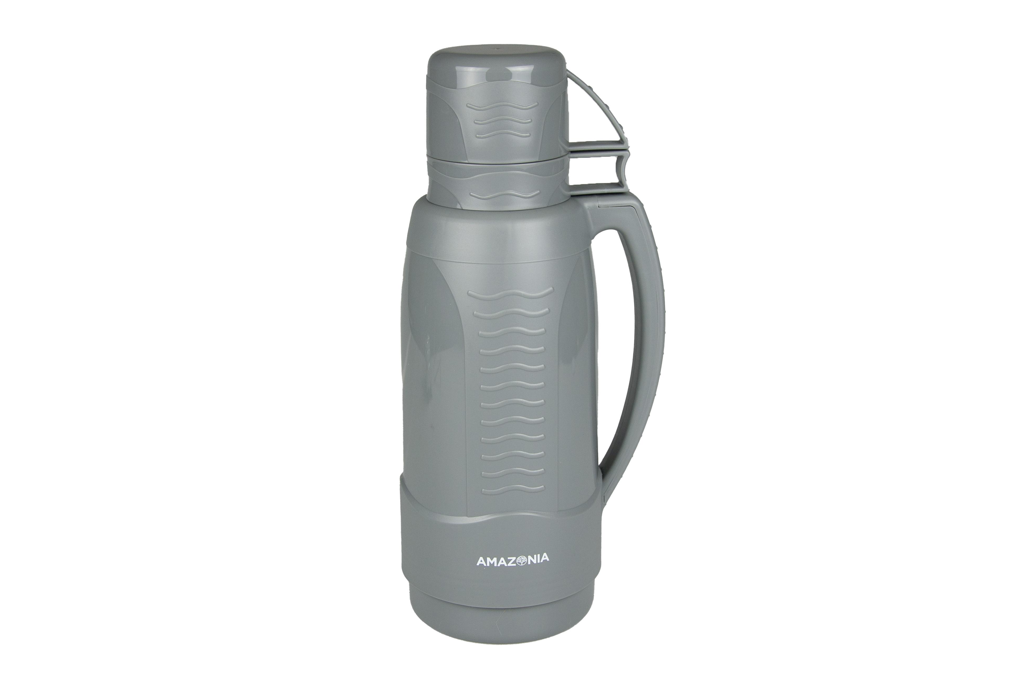 BOUTEILLE ISOTHERME 1.8L AVEC 2 TASSES ORANGE