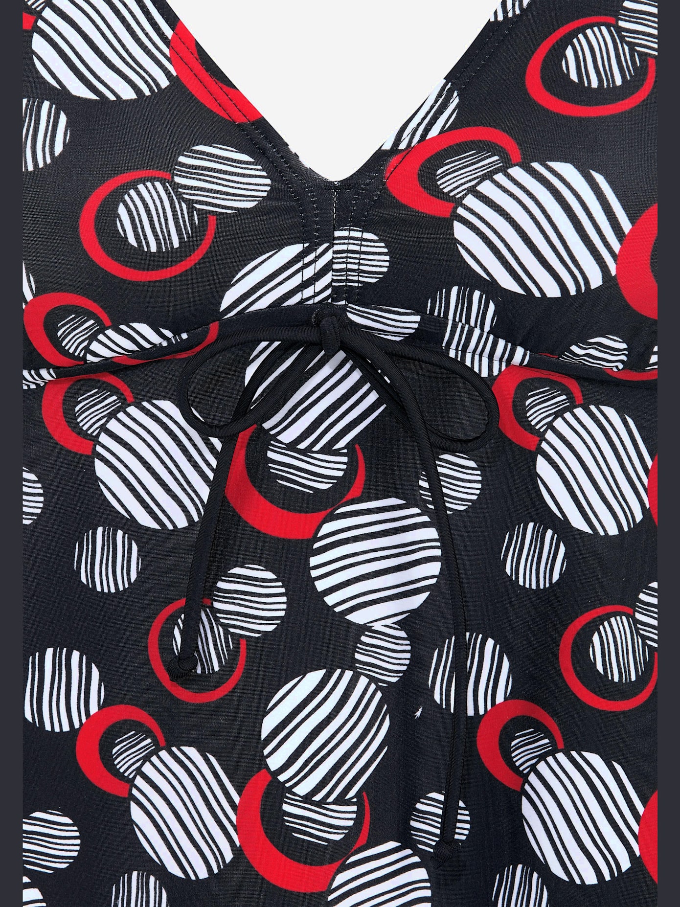 Tankini à armatures coupe évasée affinante