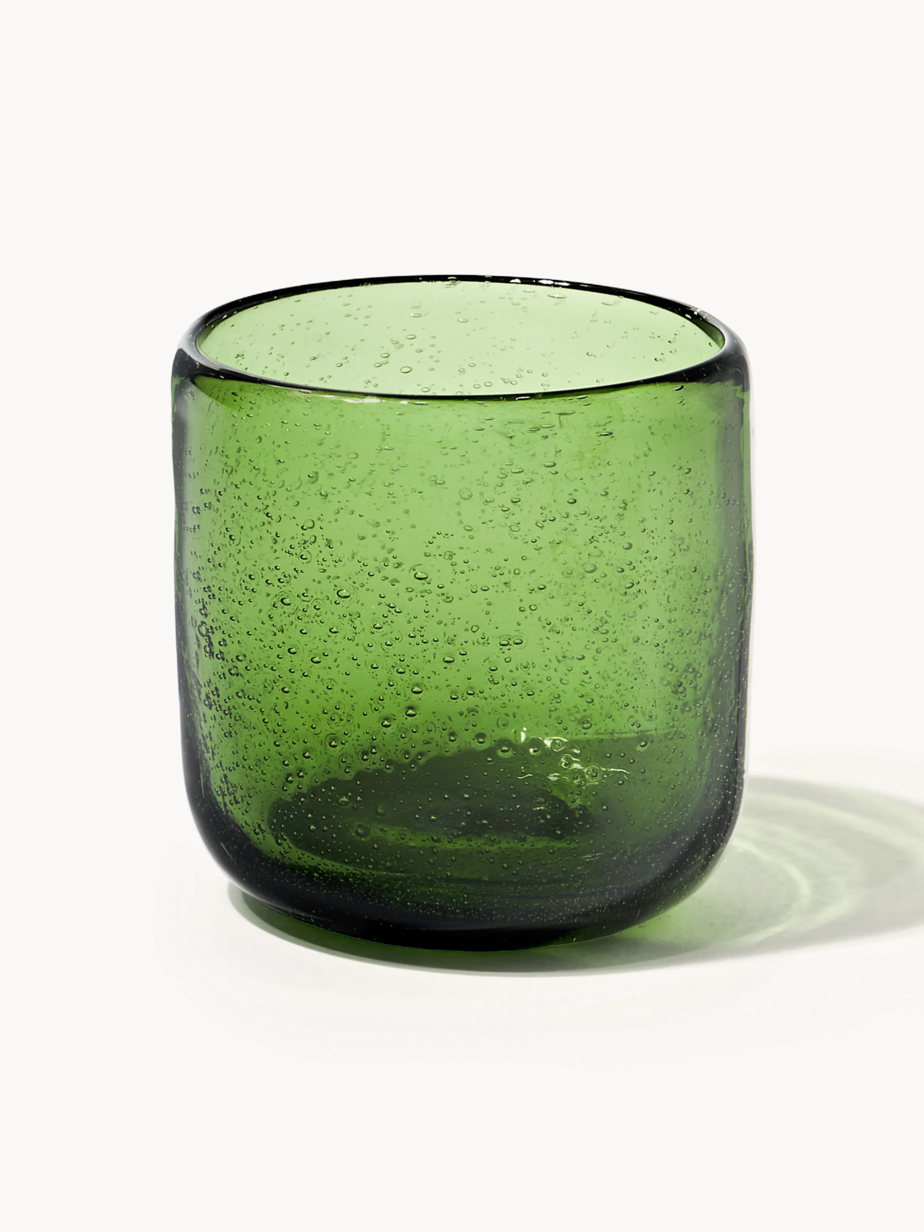 Mondgeblazen tumblers Hippolyte met luchtbellen, 4-delig