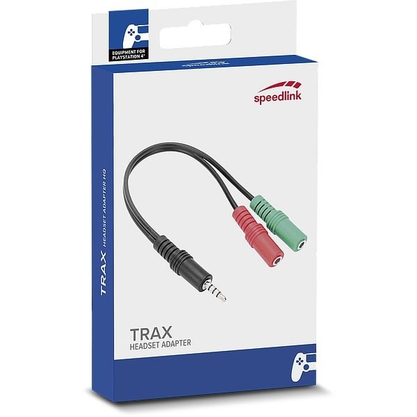 Speedlink TRAX Headset adapter til PS4.