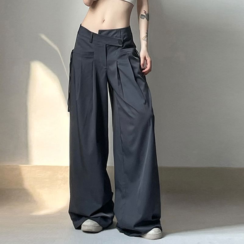 Sosana - Lage taille, losse, wijde broek
