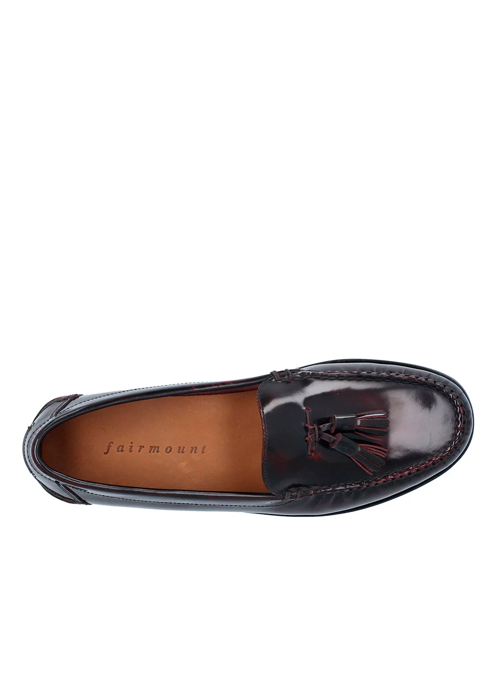 DOUBLE TASSEL LOAFER BRUSH OFF BURGUNDY
