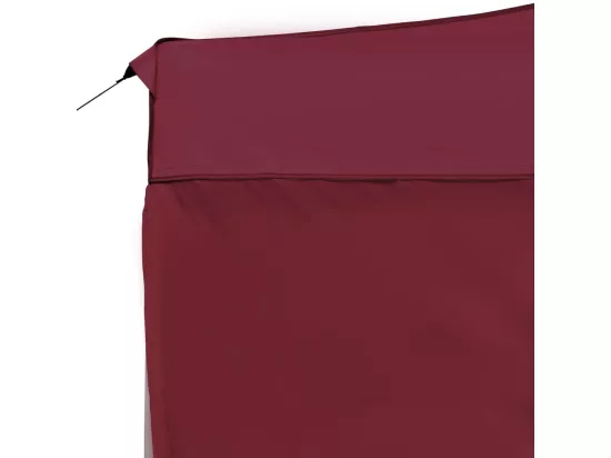 Tente de réception pliable et parois Aluminium 4,5x3 m Bordeaux