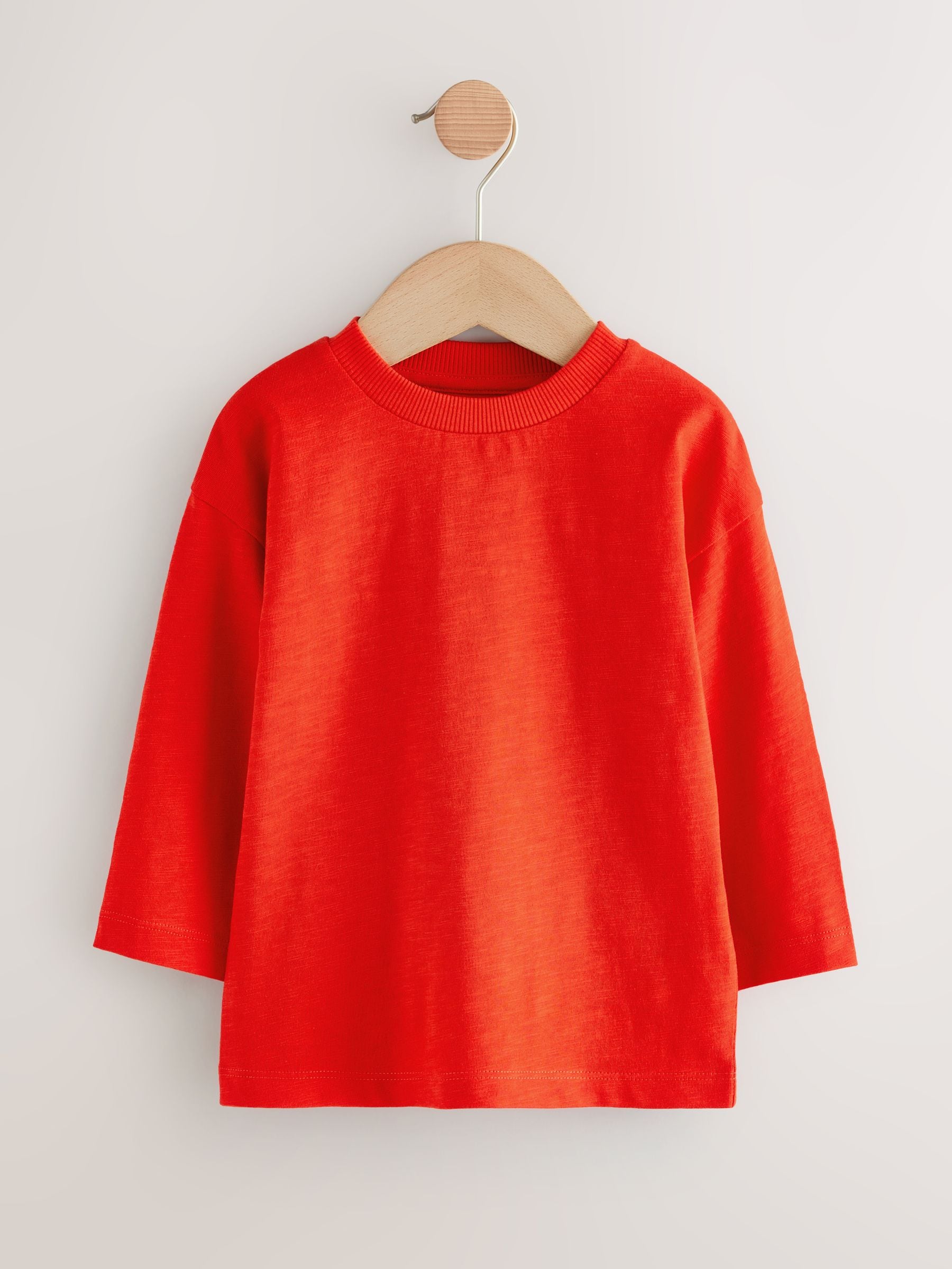 Meerkleurig - Set van 5 T-shirts met lange mouwen (3 mnd-7 jr)