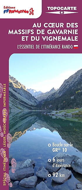 FFRP - TOPOCARTE AU COEUR DES MASSIFS DE GAVARNIE