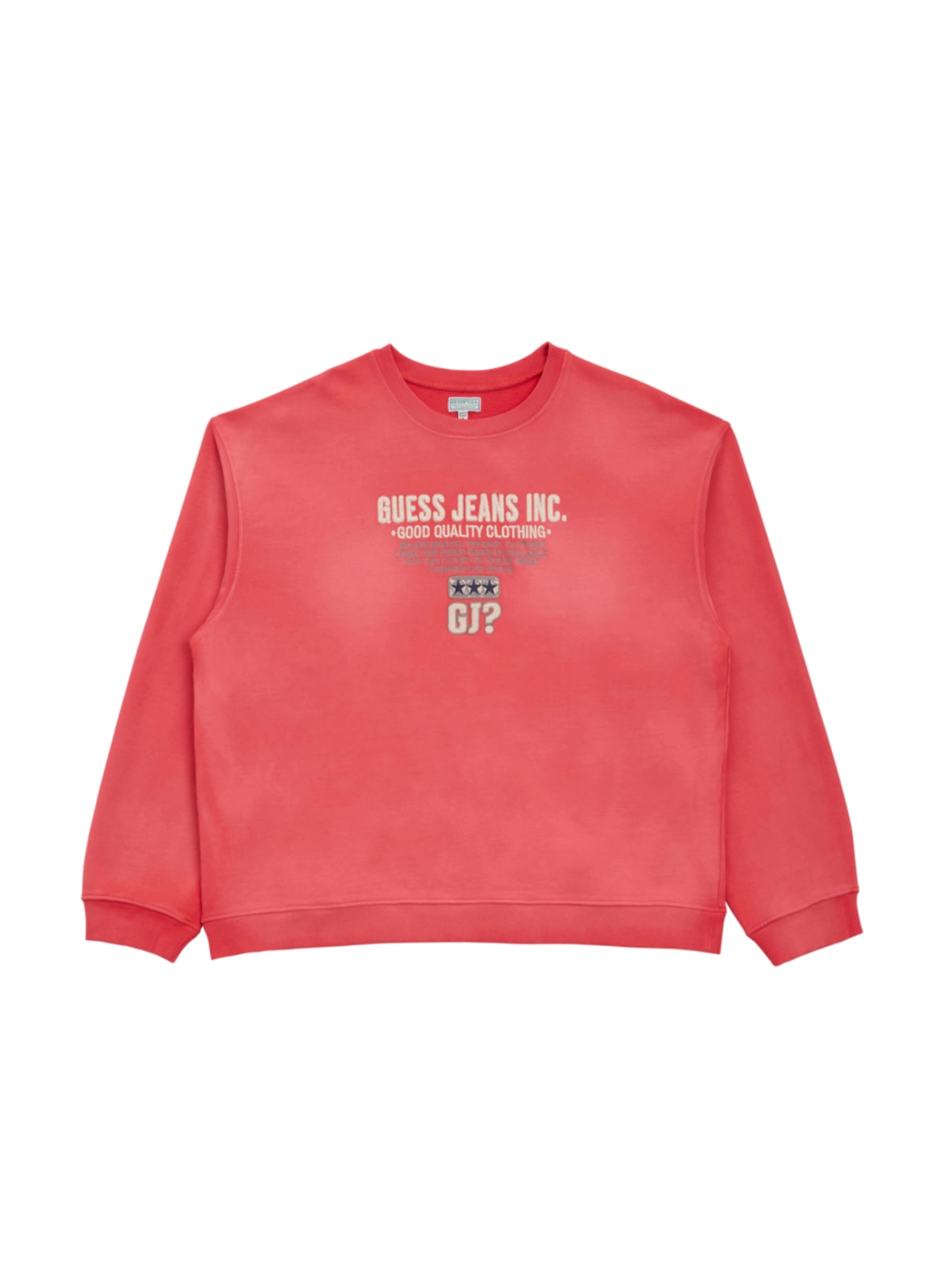 Moletom gola redonda com logo em estilo cursivo