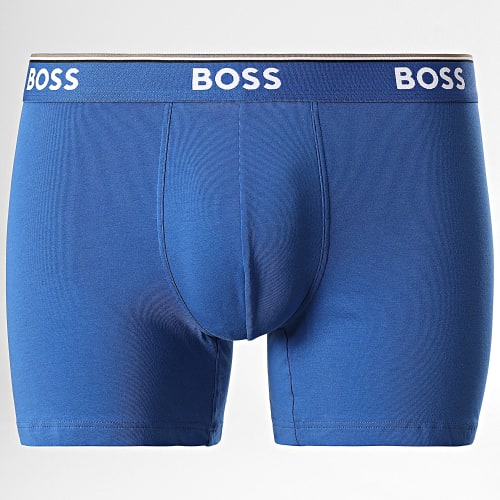 Lot De 3 Boxers 50475282 Bleu Roi Bleu Marine Gris Anthracite