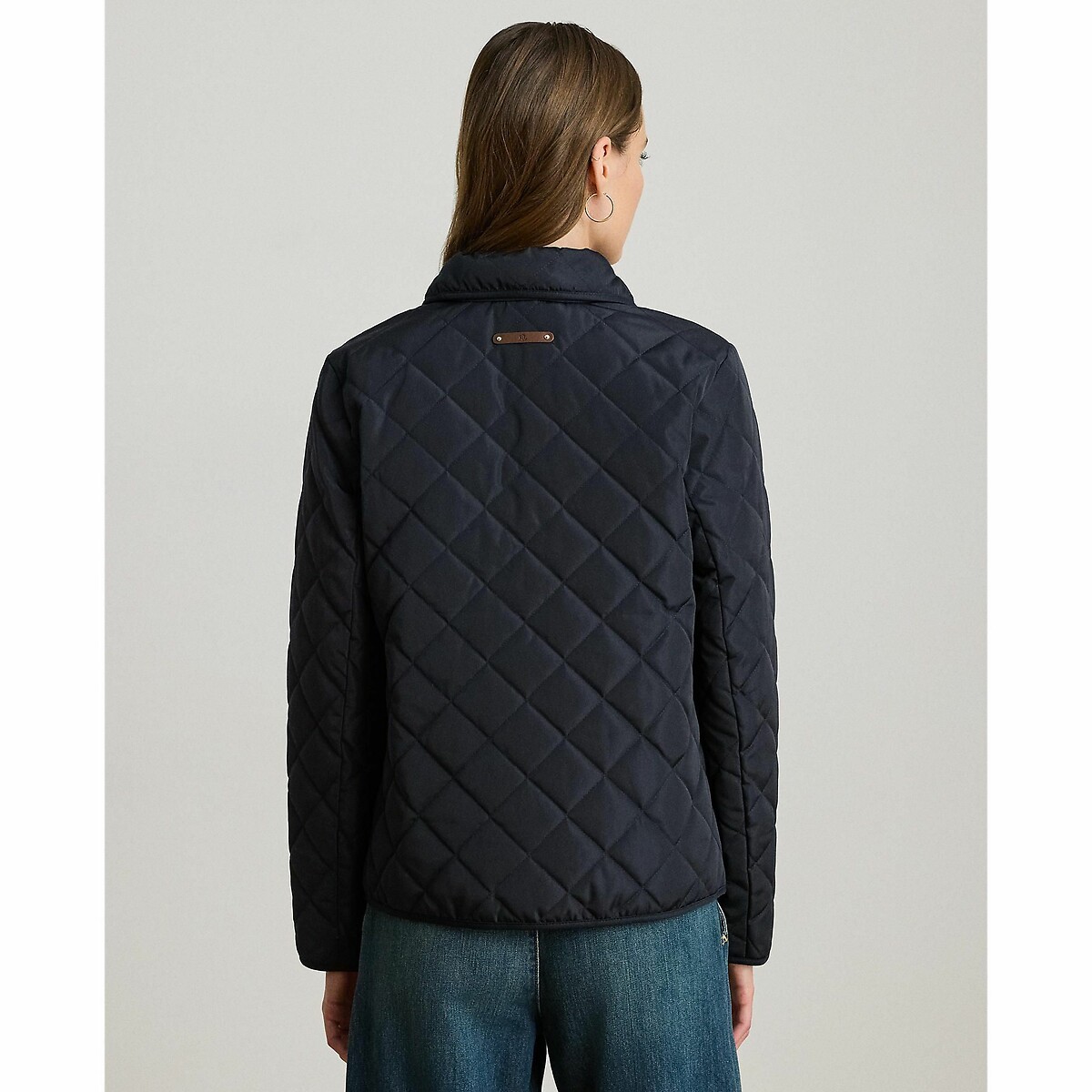 LAUREN RALPH LAUREN<br>Jaqueta com zíper e aplique