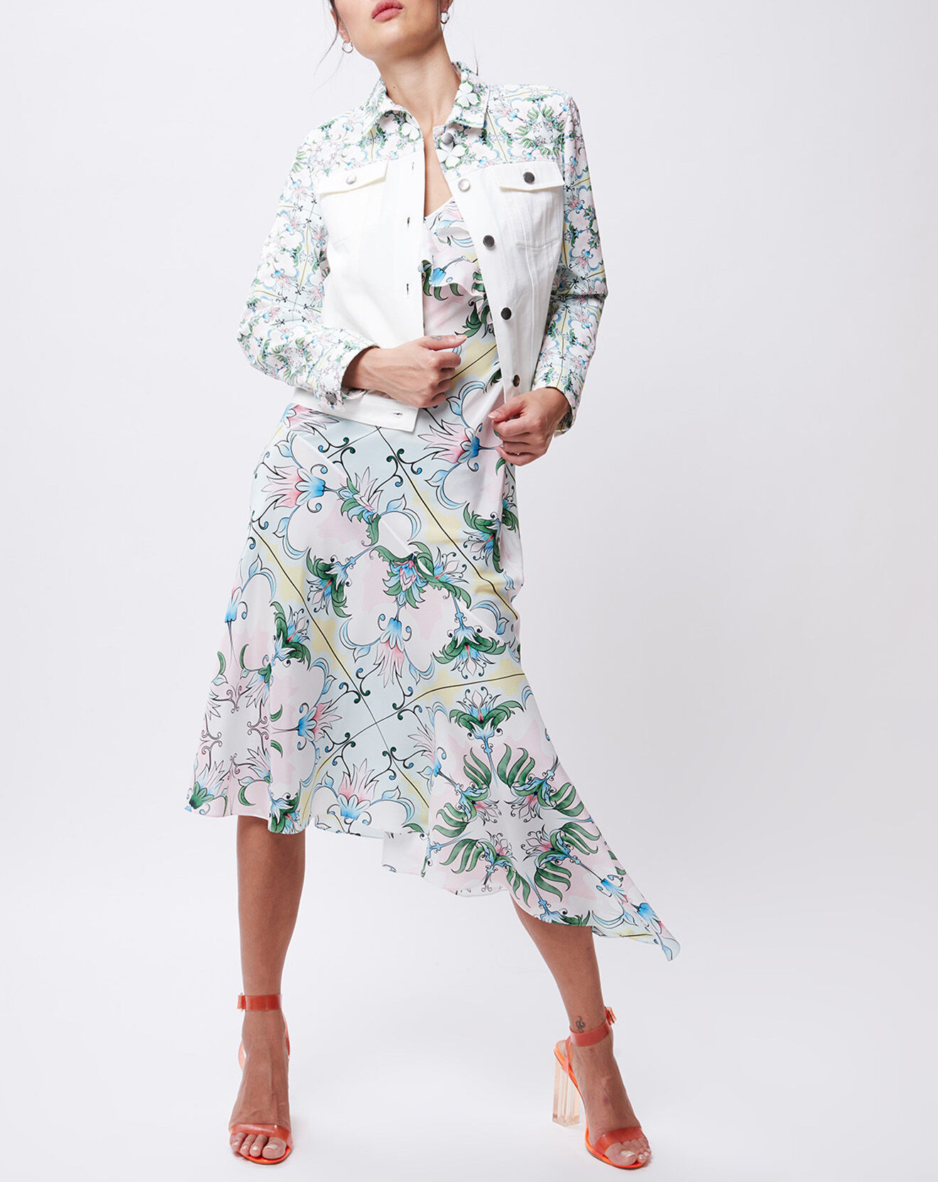 John Galliano Veste Line multicolore
