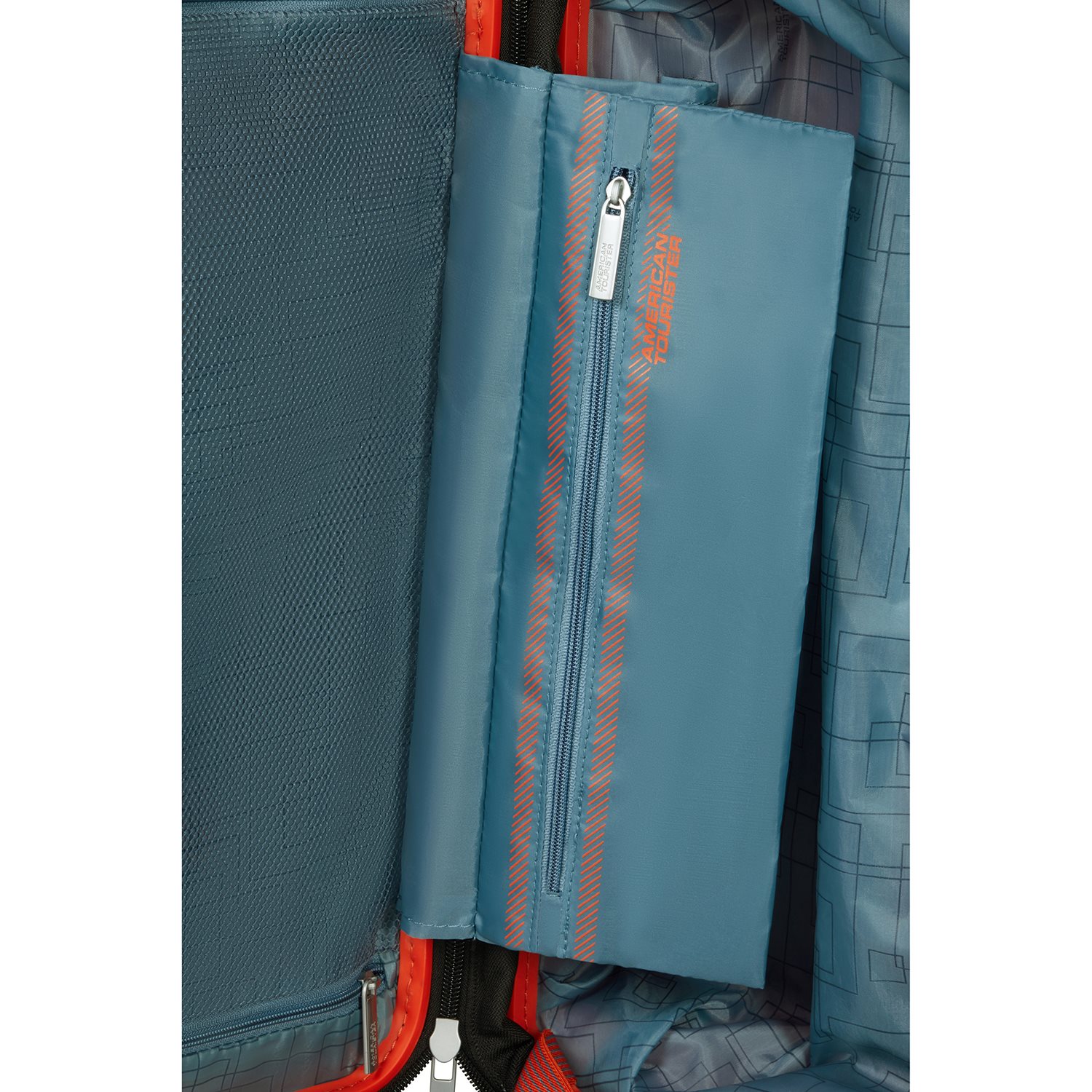 American Tourister Aerostep Spinner 55 Exp bright orange