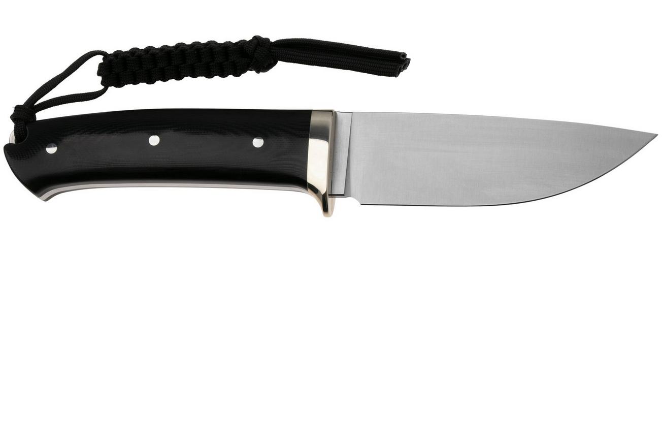 Civivi Cloud Peak C23044-1 Satin Nitro-V, Black G10, Nickel Silver Guard, vaststaand mes