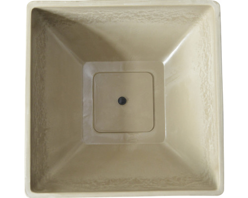 Lafiora kunststenen plantenbak, 40 x 40 x 18 cm, taupe