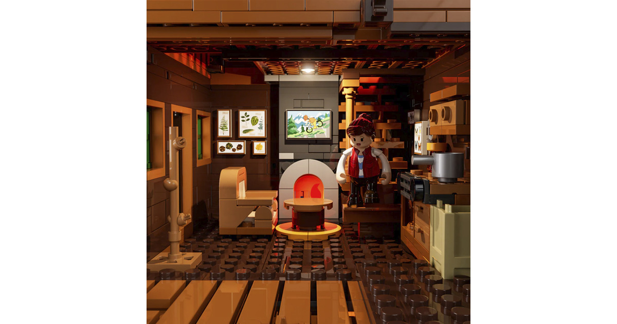 LumibricksRetro House - Mountain Cabin Constructiespeelgoed  (F9035)