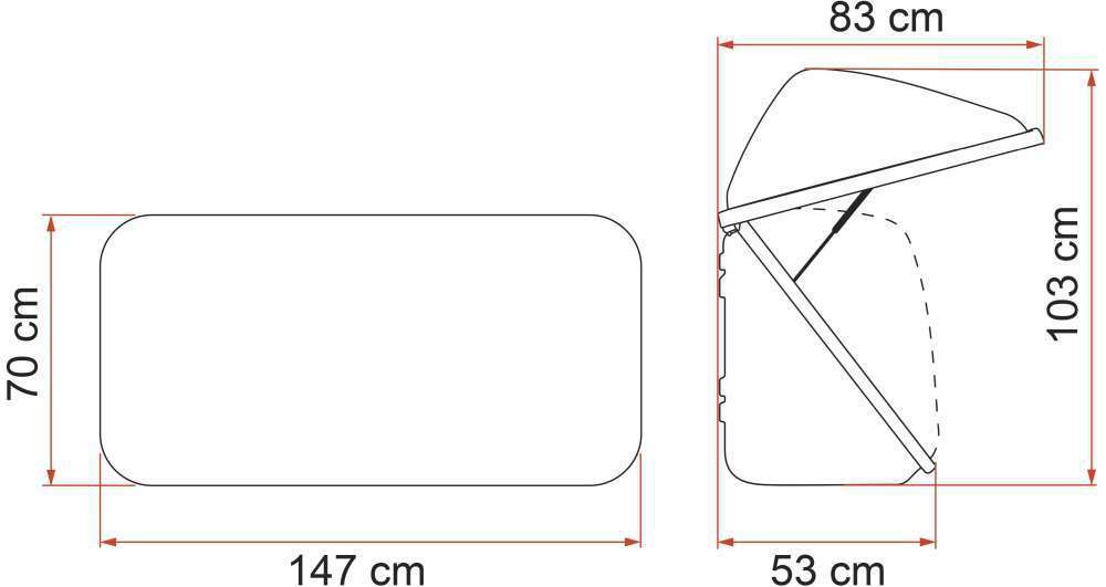 Gepäckbox für Fahrradträger - Ultra Box 500