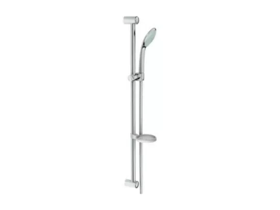 GROHE Douchette 2 jets Euphoria chrome avec support et porte savon