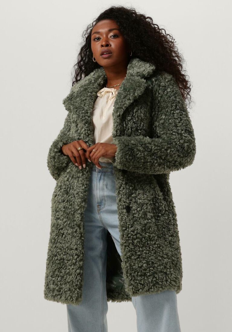 GIACOMO THE JACKET groene giacomo the jacket faux fur jas 6612775