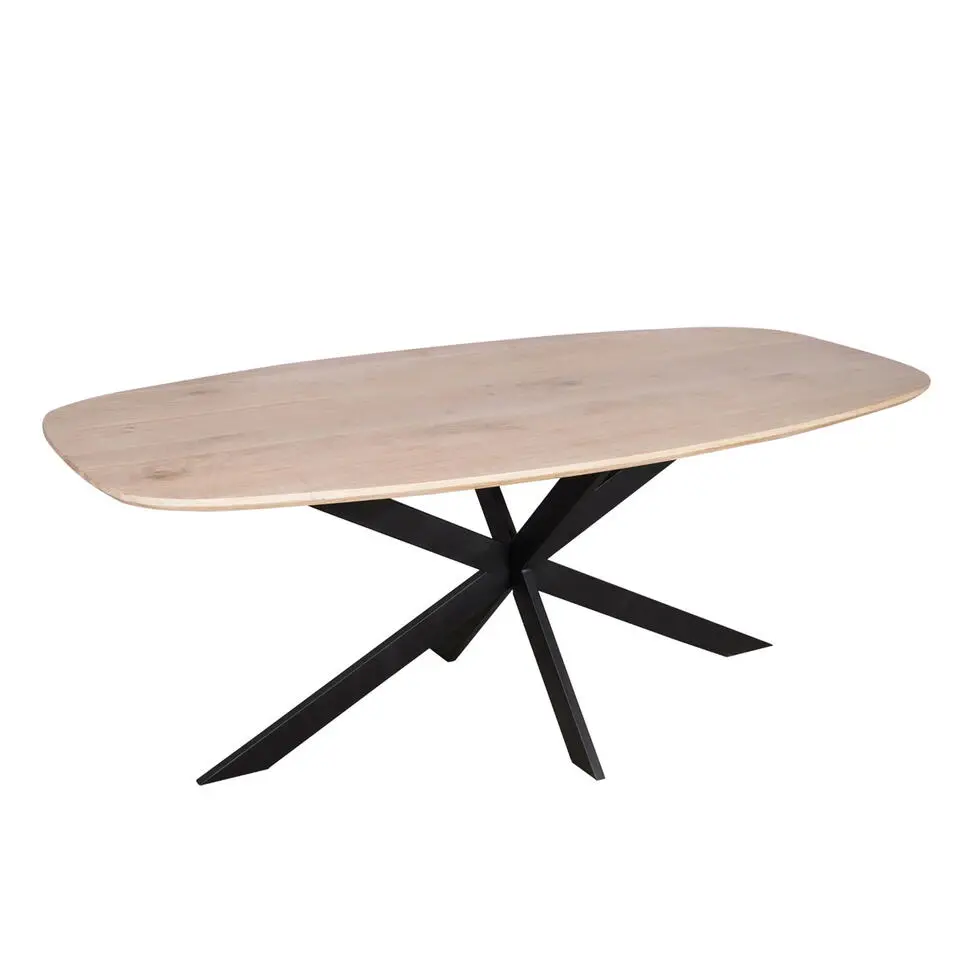 Eettafel Naturel Hout - 200x100x76cm - Ferris