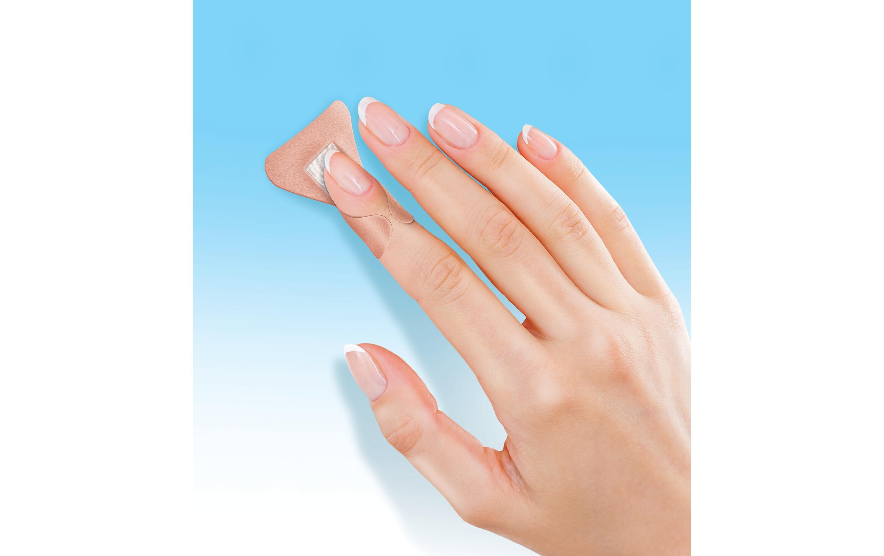 Fingerpflaster Flexible Comfort 10 StückWasserfestes Wundpflaster für die Finger