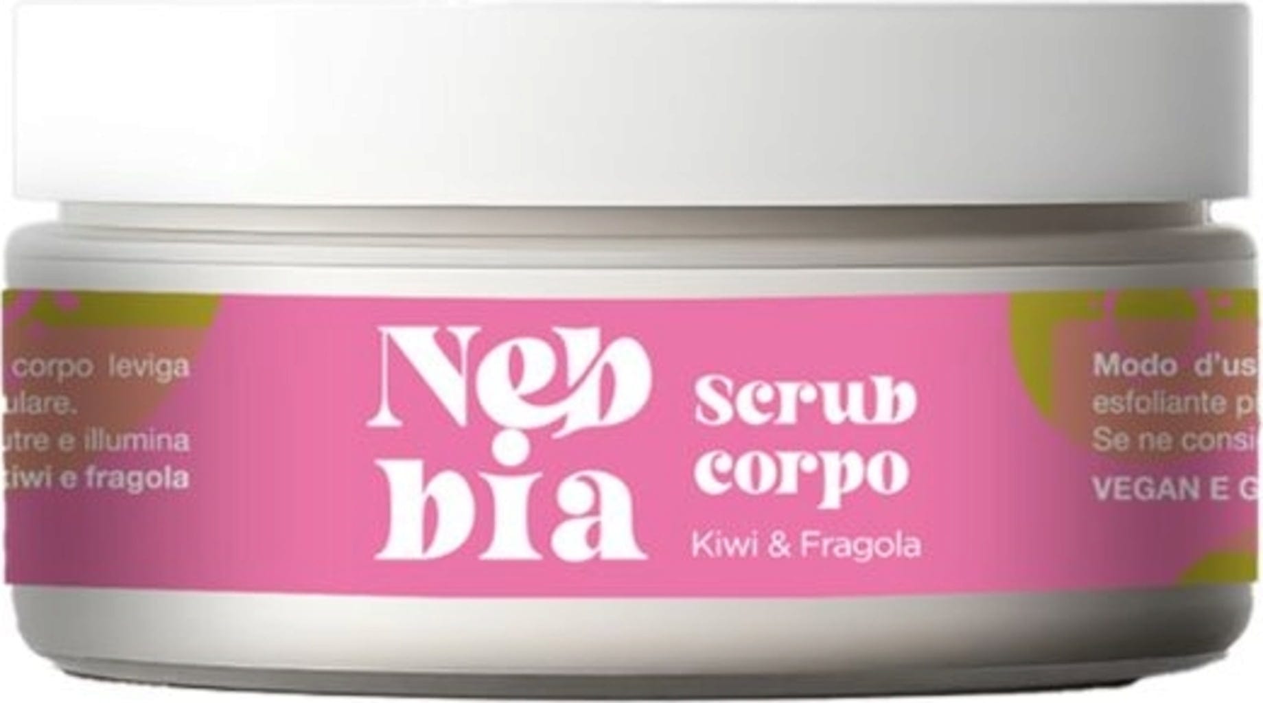 Alkemilla Eco Bio Cosmetic  Nebbia Körperpeeling Kiwi & Erdbeere, 150 g