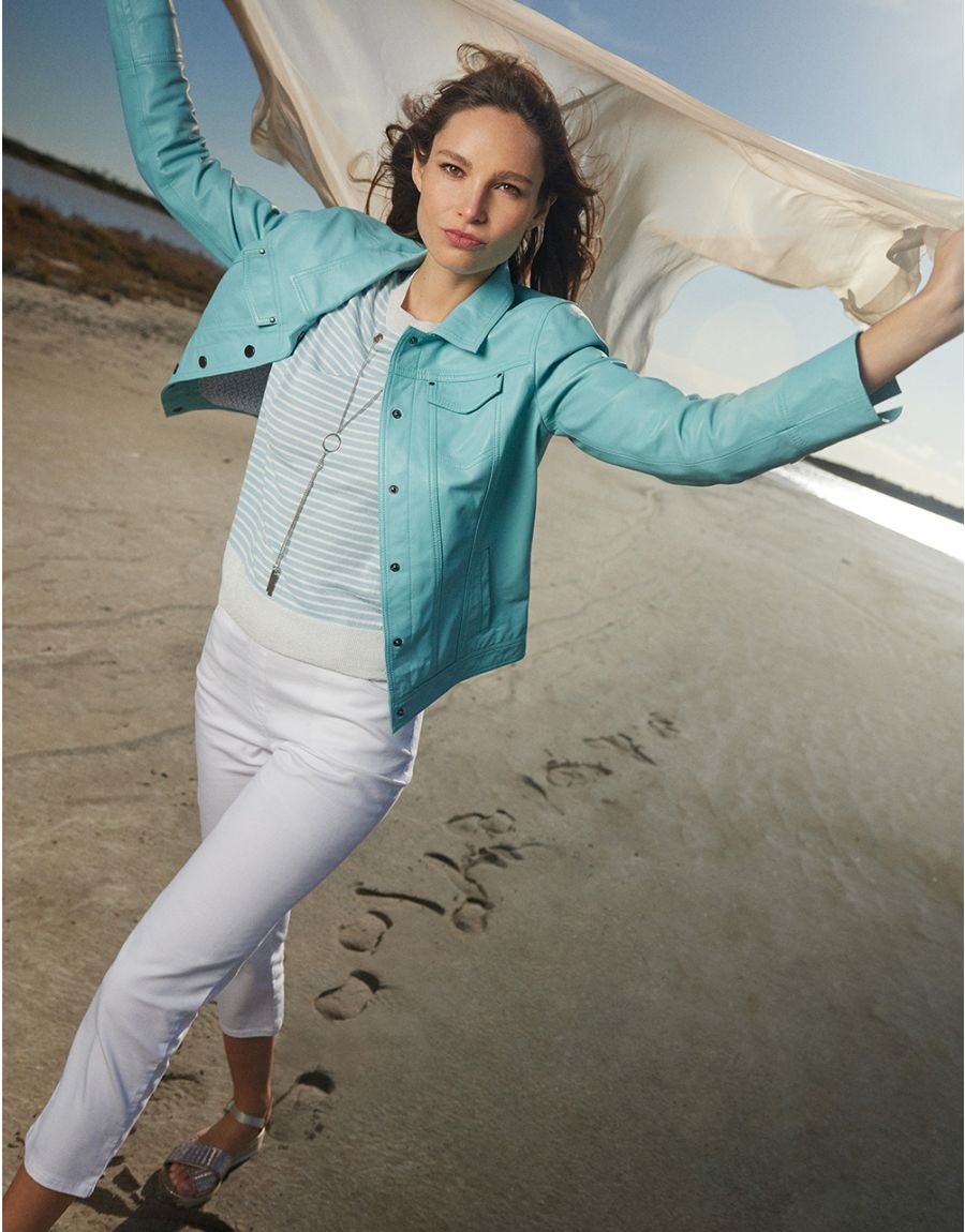 Jegging blanc stretch